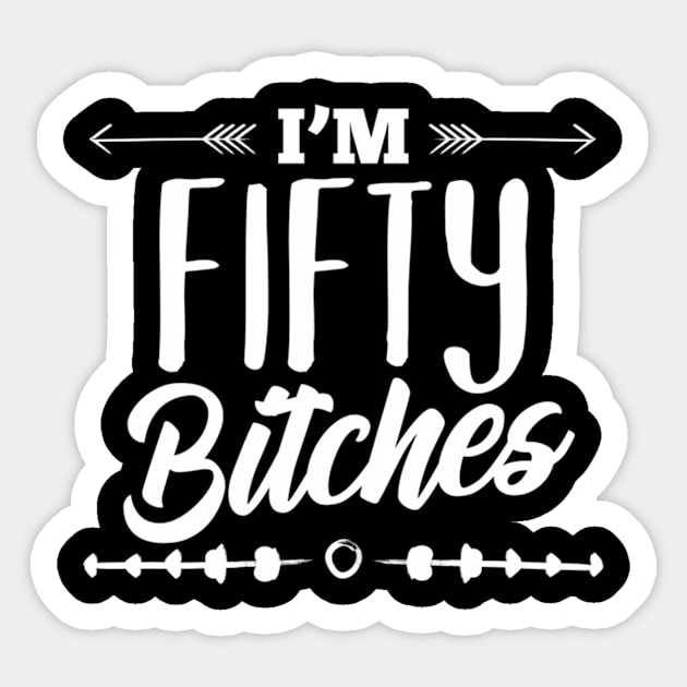 I'M Fifty Es Sticker by klei-nhanss